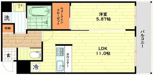 LaDouceur天満【3階】の間取り
