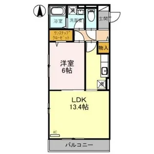 ロシュフォールM【3階】の間取り