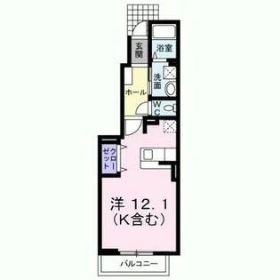 プラスパーⅡ【1階】の間取り