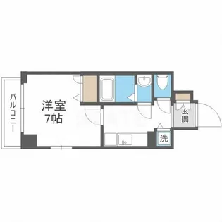 スワンズシティ難波ノーブル【9階】の間取り