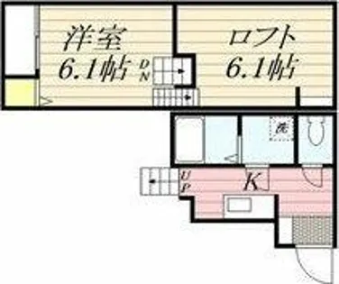 LUNA FORZA神宮西【2階】の間取り
