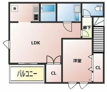 メゾン村川Ⅲ【2階】の間取り