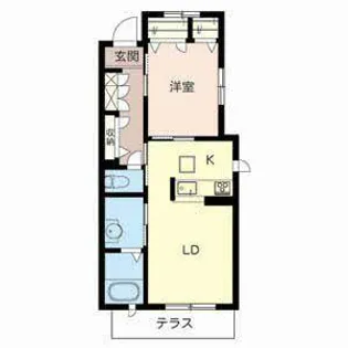 グランメゾン レイラ【0101号室】の間取り