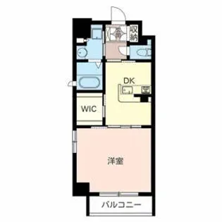 メルヴェイユJR野田駅前【0301号室】の間取り