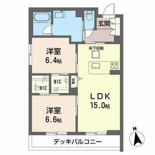 シャーメゾンフゥ【0105号室】の間取り