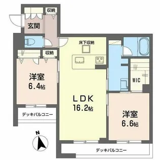シャーメゾンフゥ【0101号室】の間取り