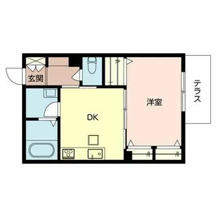 シャーメゾン プランタン【0106号室】の間取り