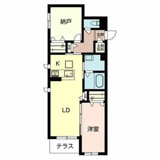 シャーメゾン 森河内西【0102号室】の間取り