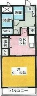 ヘンテブローテ【2階】の間取り
