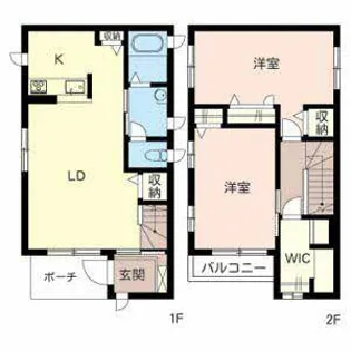 シャーメゾン西浜【0002号室】の間取り
