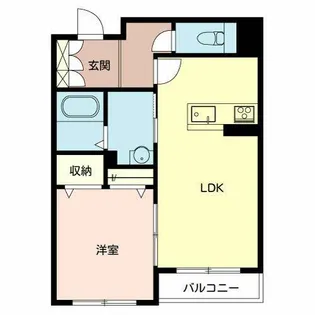 リメインらかん W棟 S棟 E棟【S202号室】の間取り