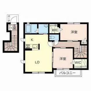 ラ ルーチェ【0203号室】の間取り