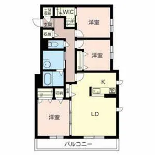 コトーメゾン刀根山【0202号室】の間取り