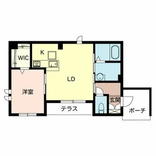 シャーメゾン ル レーヴII【0101号室】の間取り