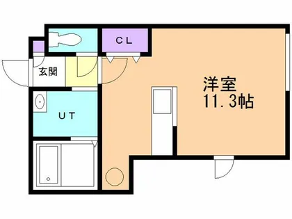 デリス・メゾン日の出【105号室】の間取り