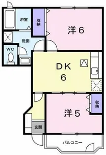 エンジェルミタニ【1階】の間取り