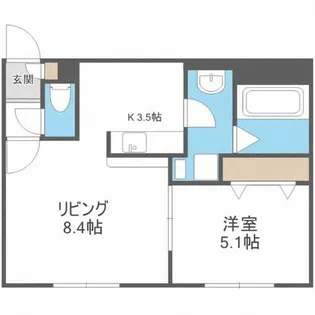 Kalmia桑園【3階】の間取り