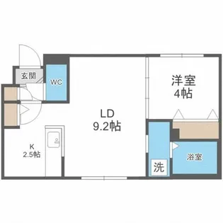 パークレジデンス円山北【5階】の間取り