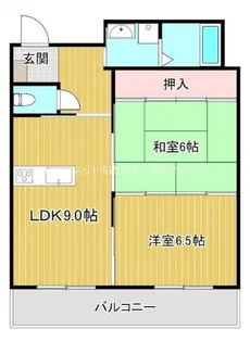 LA CASA 清水谷【4階】の間取り