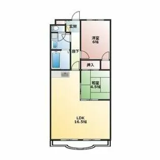 レナジア神領【2階】の間取り