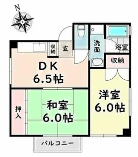 ルシードつるさと【1階】の間取り