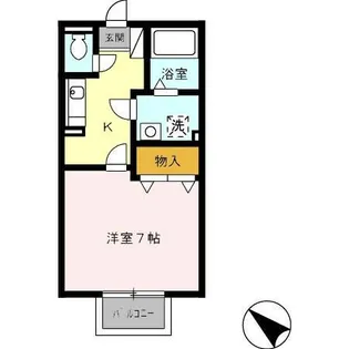 プリシェール元八事【2階】の間取り