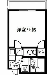ラッフル春日井【404号室】の間取り
