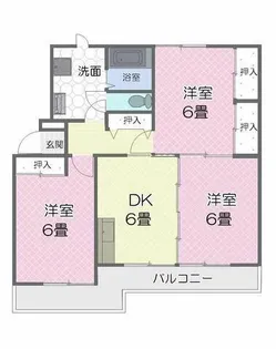 ハイツKODAⅡ【2階】の間取り