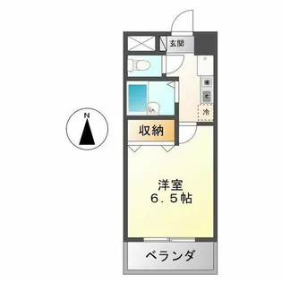 エクセルシオール金山【9階】の間取り