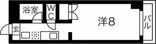 ヴァンヴェール名古屋【4階】の間取り