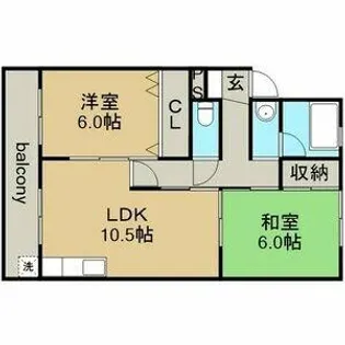 太田ハイム【501号室】の間取り