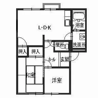 アーバンパレス 2番館【1階】の間取り