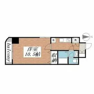 ウイングパーク【401号室】の間取り