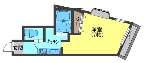 エスポワール大日【4階】の間取り