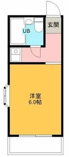 湊マンション【206号室】の間取り