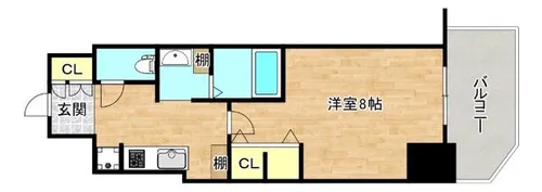 ハイラインⅢ【2階】の間取り