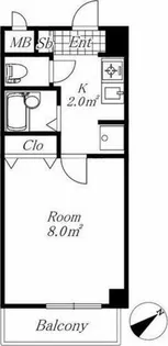 ホウエイアーム【3階】の間取り