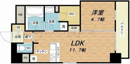 アーバネックス本町【3階】の間取り