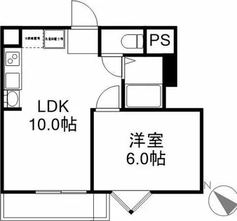 ガーデン千種【2階】の間取り
