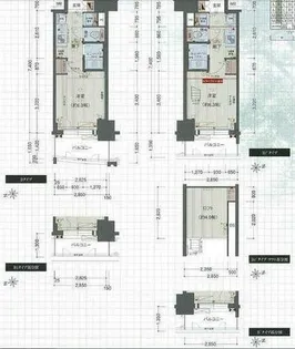 プレサンス金山グリーンパークス【608号室】の間取り