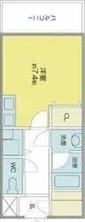 ベレーサ築地口ステーションタワー【6階】の間取り