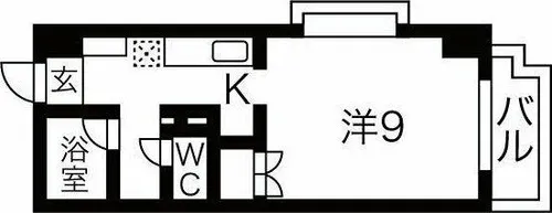 グリーンパーク新瑞【5階】の間取り