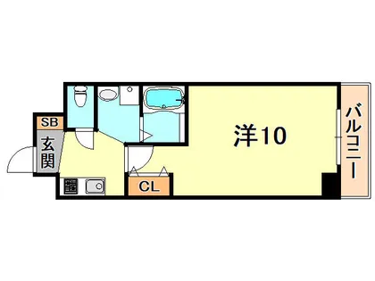 リアライズ神戸SOUTH【1階】の間取り