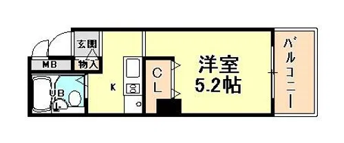 アルテハイム灘【3階】の間取り