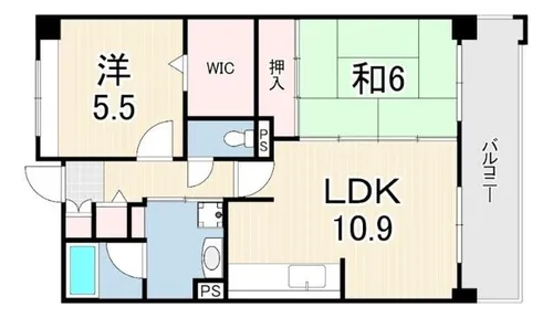 ヴィーブル コート【1階】の間取り