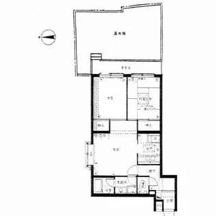 シェモア鞍馬口Ⅱ【1階】の間取り