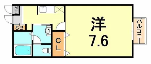 ヴューテラス前開【1階】の間取り