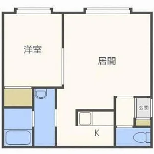 シャレー参番館【205号室】の間取り