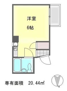 グランハイム下鴨【4階】の間取り