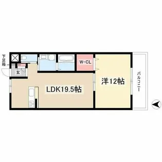 アニコムハイツⅡ【202号室】の間取り